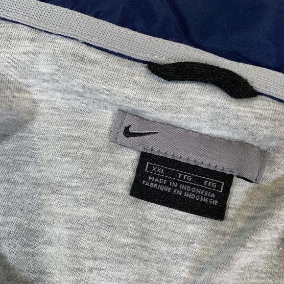 Vintage Nike Jacket Mens 2XL Blue Lined Full Zip 90s Gray Tag Y2K Street‎ Wear - Picture 4 of 16
